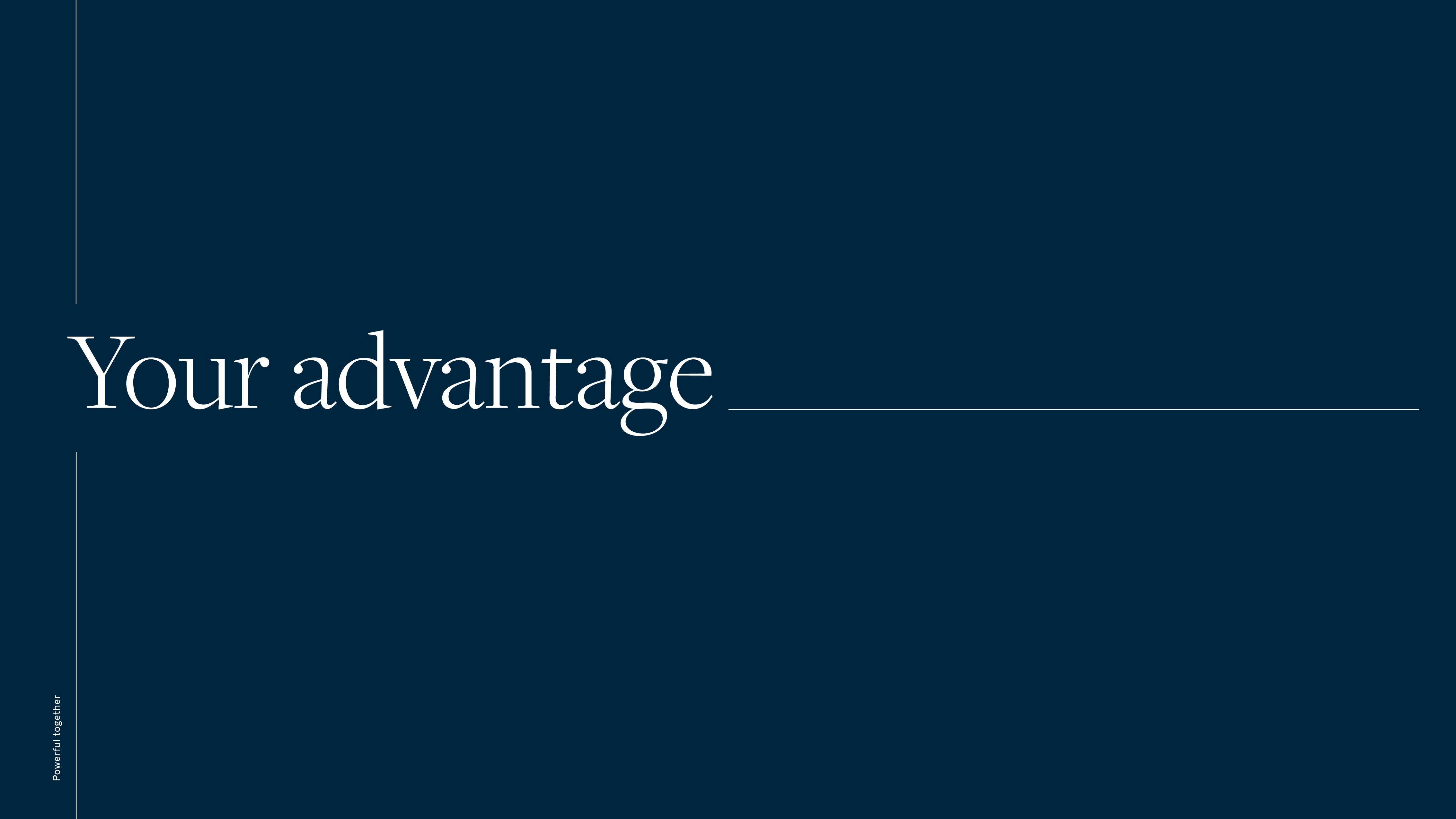 13. Your Advantage
